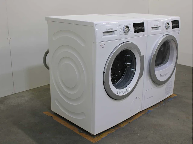 Bosch serie|6 sportsedition ecosilence drive exclusiv wasmachine & bosch serie|6 sportsedition selfcleaning condenser exclusiv wasdroger - afbeelding 4 van  8