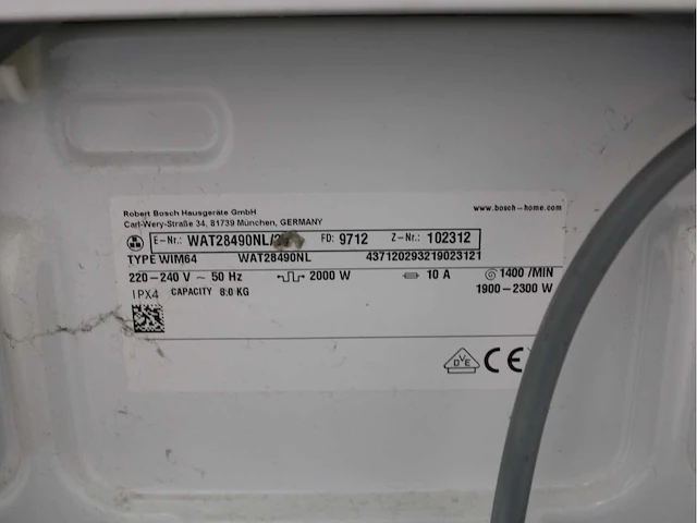 Bosch serie|6 sportsedition ecosilence drive exclusiv wasmachine & bosch serie|6 sportsedition selfcleaning condenser exclusiv wasdroger - afbeelding 5 van  8