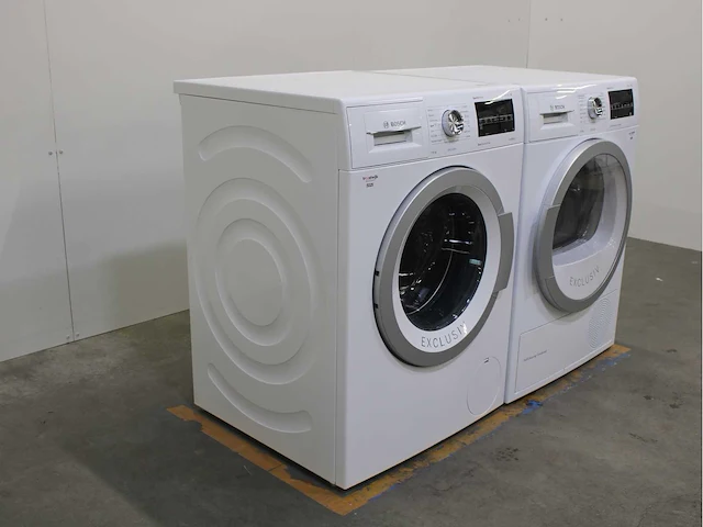 Bosch serie|6 sportsedition ecosilence drive exclusiv wasmachine & bosch serie|6 sportsedition selfcleaning condenser exclusiv wasdroger - afbeelding 4 van  8