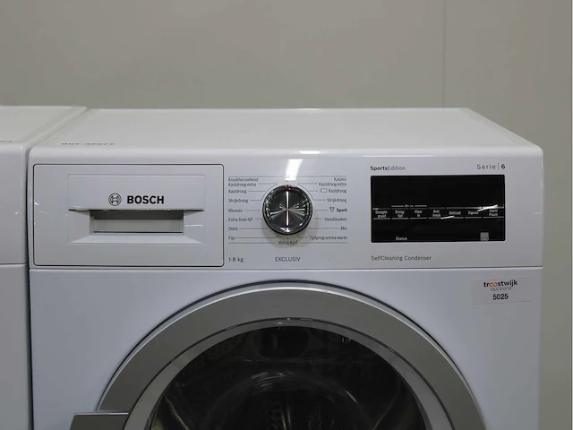 Bosch serie|6 sportsedition ecosilence drive exclusiv wasmachine & bosch serie|6 sportsedition selfcleaning condenser exclusiv wasdroger - afbeelding 6 van  8