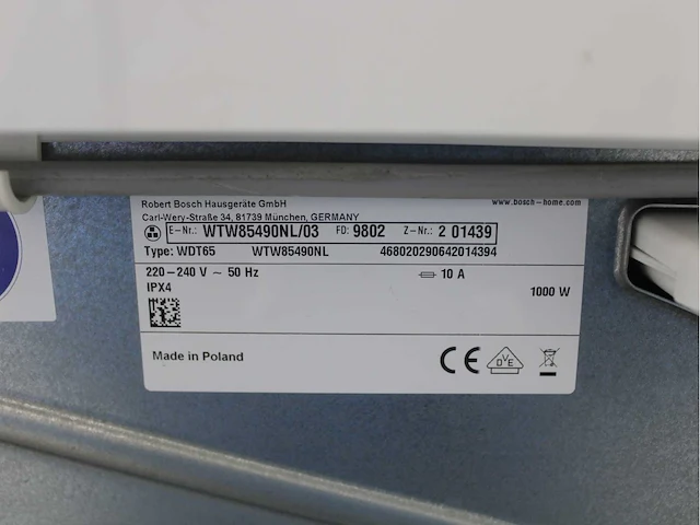Bosch serie|6 sportsedition ecosilence drive exclusiv wasmachine & bosch serie|6 sportsedition selfcleaning condenser exclusiv wasdroger - afbeelding 8 van  8