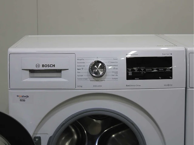 Bosch serie|6 sportsedition ecosilence drive exclusiv wasmachine & bosch serie|6 sportsedition selfcleaning condenser exclusiv wasdroger - afbeelding 3 van  8