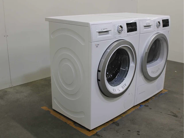 Bosch serie|6 sportsedition ecosilence drive exclusiv wasmachine & bosch serie|6 sportsedition selfcleaning condenser exclusiv wasdroger - afbeelding 4 van  8