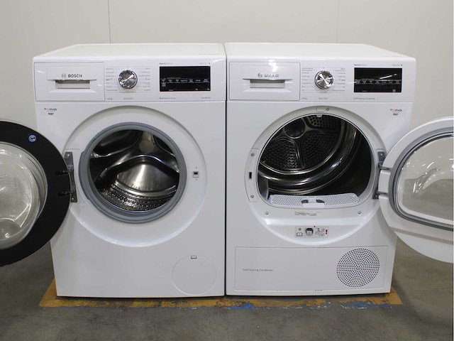 Bosch serie|6 sportsedition ecosilence drive exclusiv wasmachine & bosch serie|6 sportsedition selfcleaning condenser exclusiv wasdroger - afbeelding 2 van  8