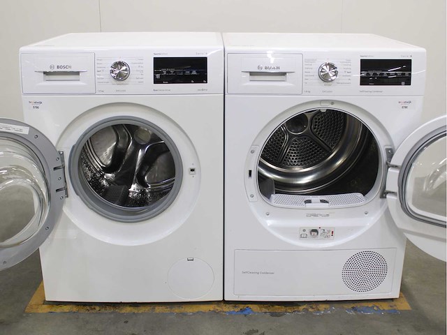 Bosch serie|6 sportsedition ecosilence drive exclusiv wasmachine & bosch serie|6 sportsedition selfcleaning condenser exclusiv wasdroger - afbeelding 2 van  8