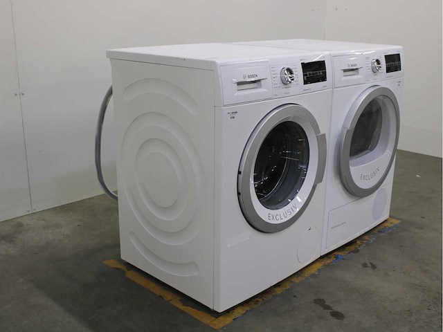 Bosch serie|6 sportsedition ecosilence drive exclusiv wasmachine & bosch serie|6 sportsedition selfcleaning condenser exclusiv wasdroger - afbeelding 4 van  8