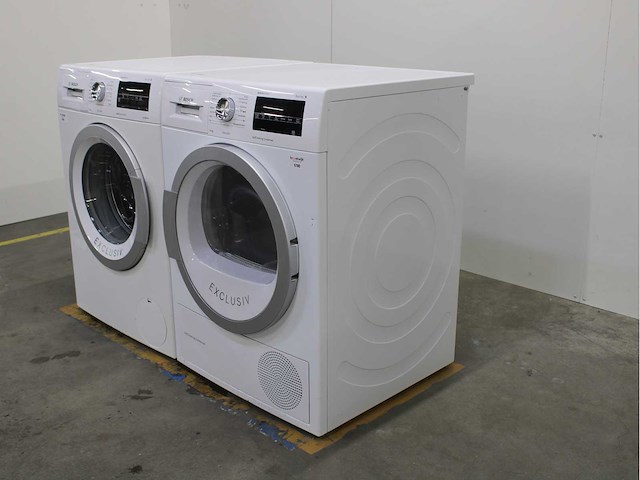 Bosch serie|6 sportsedition ecosilence drive exclusiv wasmachine & bosch serie|6 sportsedition selfcleaning condenser exclusiv wasdroger - afbeelding 7 van  8