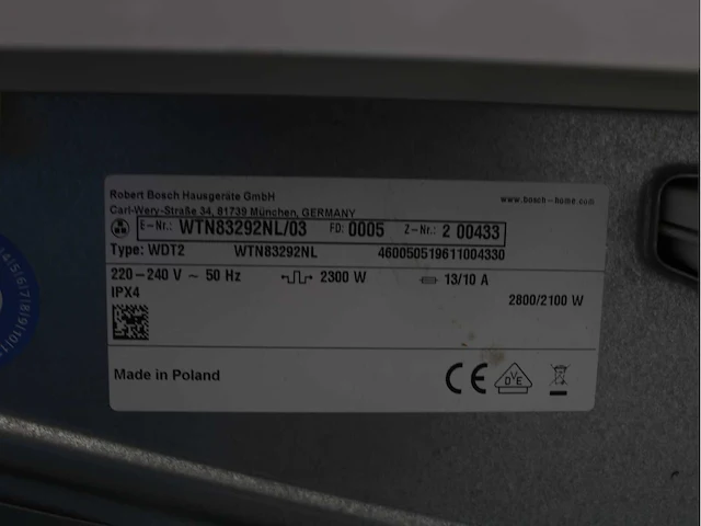 Bosch serie|6 sportsedition ecosilence drive exclusiv wasmachines & bosch serie|4 exclusiv wasdrogers - afbeelding 8 van  8