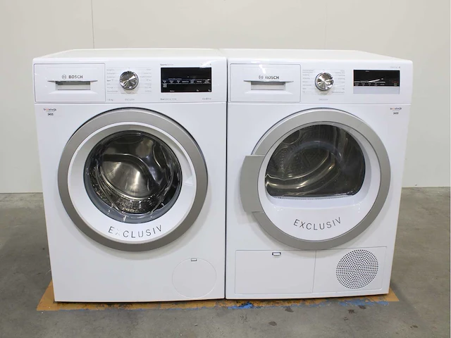 Bosch serie|6 sportsedition ecosilence drive exclusiv wasmachines & bosch serie|4 exclusiv wasdrogers - afbeelding 1 van  6