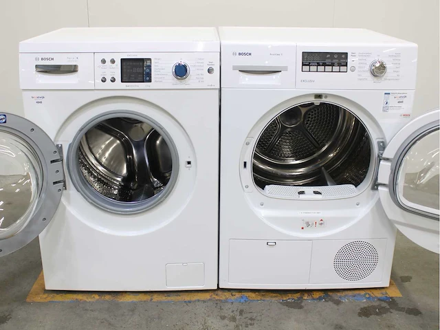Bosch serie|6 varioperfect ecosilence drive exclusiv wasmachine & bosch avantixx 8 exclusiv wasdroger - afbeelding 2 van  8