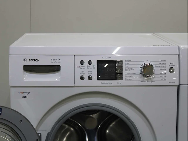 Bosch serie|6 varioperfect ecosilence drive exclusiv wasmachine & bosch avantixx 8 exclusiv wasdroger - afbeelding 3 van  8