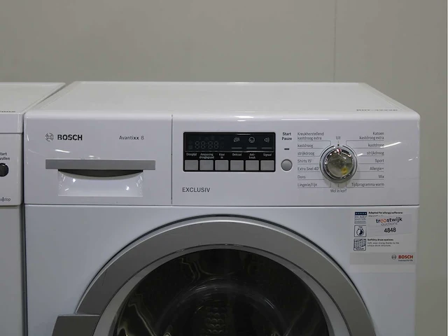 Bosch serie|6 varioperfect ecosilence drive exclusiv wasmachine & bosch avantixx 8 exclusiv wasdroger - afbeelding 6 van  8