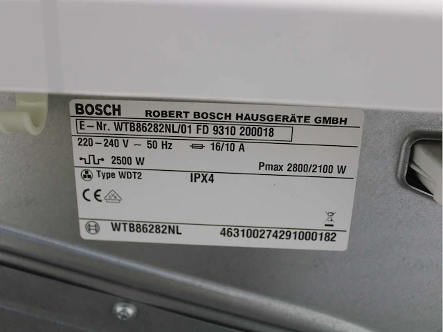 Bosch serie|6 varioperfect ecosilence drive exclusiv wasmachine & bosch avantixx 8 exclusiv wasdroger - afbeelding 8 van  8