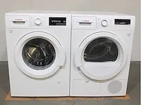 Bosch serie|6 varioperfect ecosilence drive wasmachine & bosch serie|4 droger - afbeelding 1 van  8