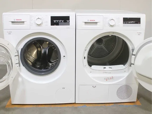 Bosch serie|6 varioperfect ecosilence drive wasmachine & bosch serie|4 droger - afbeelding 2 van  8