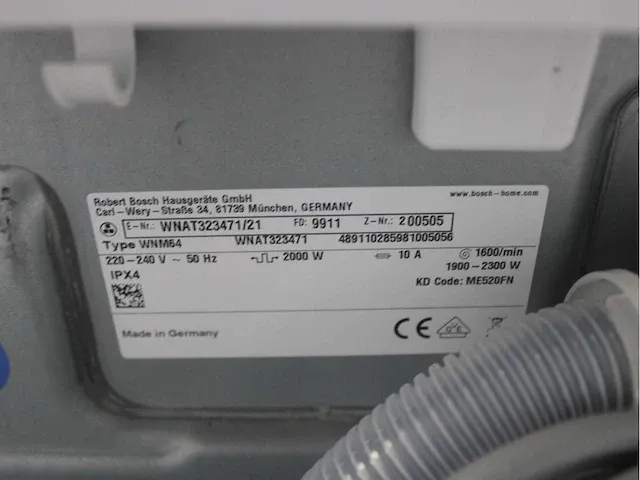 Bosch serie|6 varioperfect ecosilence drive wasmachine & bosch serie|4 droger - afbeelding 5 van  8