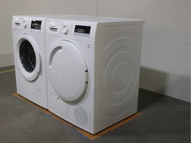 Bosch serie|6 varioperfect ecosilence drive wasmachine & bosch serie|4 droger - afbeelding 7 van  8