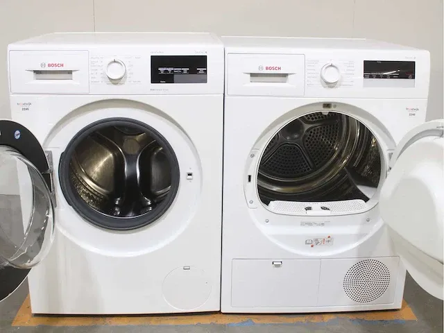Bosch serie|6 varioperfect ecosilence drive wasmachine & bosch serie|4 droger - afbeelding 2 van  8
