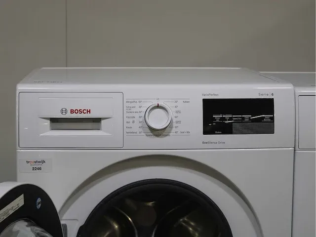 Bosch serie|6 varioperfect ecosilence drive wasmachine & bosch serie|4 droger - afbeelding 3 van  8