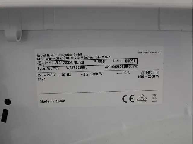 Bosch serie|6 varioperfect ecosilence drive wasmachine & bosch serie|4 droger - afbeelding 5 van  8