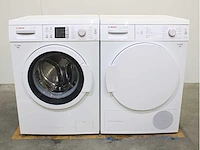 Bosch serie|6 varioperfect ecosilence drive wasmachine & bosch serie|4 selfcleaning condenser activeair technology wasdroger