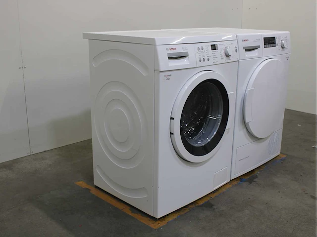 Bosch serie|6 varioperfect ecosilence drive wasmachine & bosch serie|4 selfcleaning condenser wasdroger - afbeelding 4 van  8