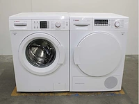 Bosch serie|6 varioperfect ecosilence drive wasmachine & bosch serie|4 selfcleaning condenser wasdroger - afbeelding 1 van  8