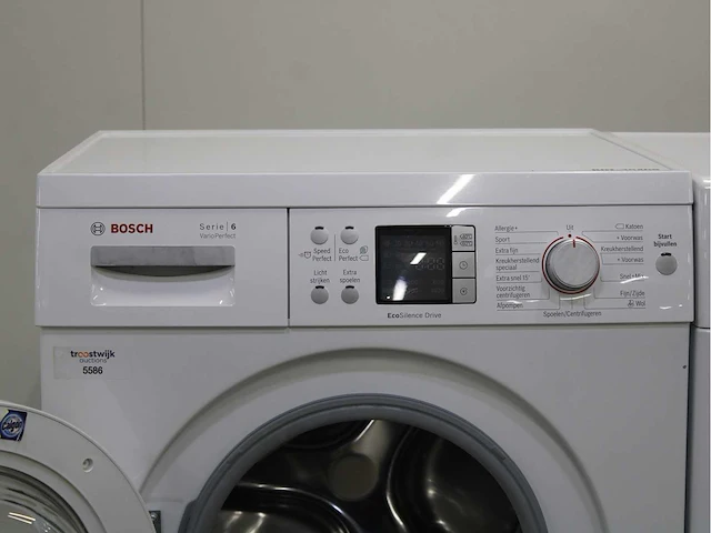 Bosch serie|6 varioperfect ecosilence drive wasmachine & bosch serie|4 selfcleaning condenser wasdroger - afbeelding 3 van  8
