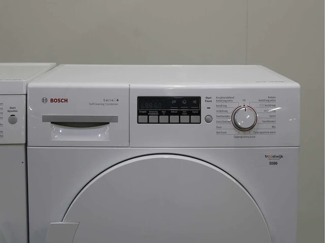 Bosch serie|6 varioperfect ecosilence drive wasmachine & bosch serie|4 selfcleaning condenser wasdroger - afbeelding 6 van  8