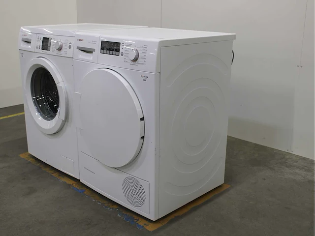 Bosch serie|6 varioperfect ecosilence drive wasmachine & bosch serie|4 selfcleaning condenser wasdroger - afbeelding 7 van  8
