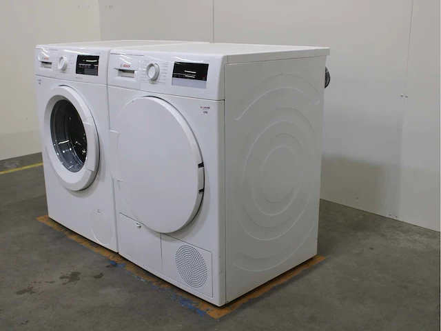 Bosch serie|6 varioperfect ecosilence drive wasmachine & bosch serie|4 wasdroger - afbeelding 7 van  8