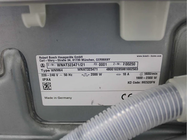 Bosch serie|6 varioperfect ecosilence drive wasmachine & bosch serie|4 wasdroger - afbeelding 5 van  8