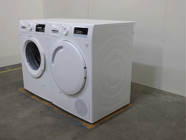 Bosch serie|6 varioperfect ecosilence drive wasmachine & bosch serie|4 wasdroger - afbeelding 7 van  8