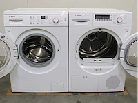 Bosch serie|6 varioperfect ecosilence drive wasmachine & bosch serie|4 wasdroger - afbeelding 1 van  8