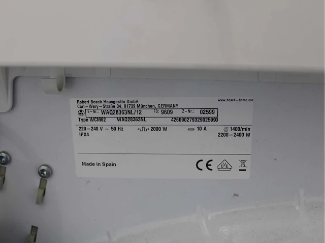Bosch serie|6 varioperfect ecosilence drive wasmachine & bosch serie|4 wasdroger - afbeelding 5 van  8