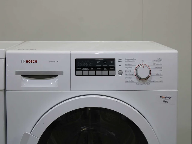 Bosch serie|6 varioperfect ecosilence drive wasmachine & bosch serie|4 wasdroger - afbeelding 6 van  8