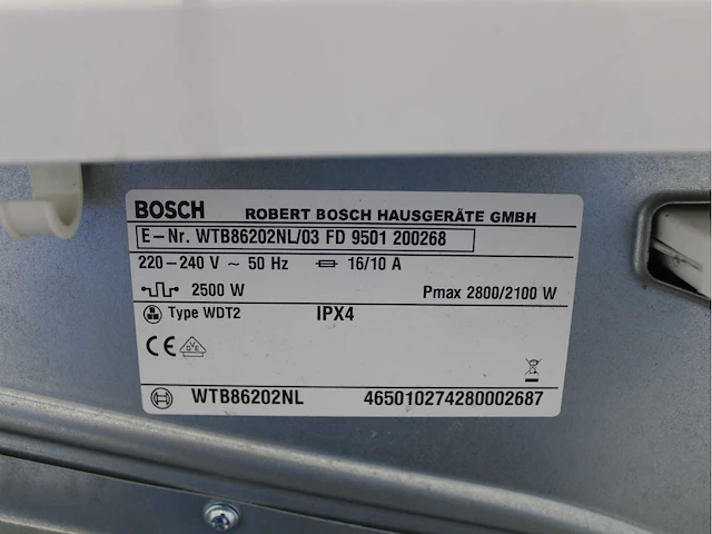 Bosch serie|6 varioperfect ecosilence drive wasmachine & bosch serie|4 wasdroger - afbeelding 8 van  8