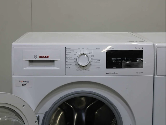 Bosch serie|6 varioperfect ecosilence drive wasmachine & bosch serie|4 wasdroger - afbeelding 2 van  7
