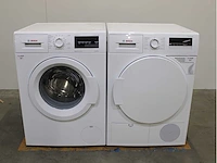 Bosch serie|6 varioperfect ecosilence drive wasmachine & bosch serie|4 wasdroger - afbeelding 1 van  8