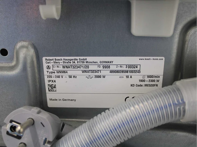 Bosch serie|6 varioperfect ecosilence drive wasmachine & bosch serie|4 wasdroger - afbeelding 5 van  8