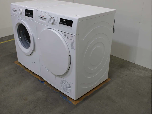 Bosch serie|6 varioperfect ecosilence drive wasmachine & bosch serie|4 wasdroger - afbeelding 7 van  8