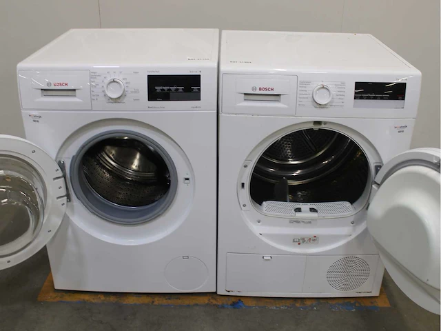Bosch serie|6 varioperfect ecosilence drive wasmachine & bosch serie|4 wasdroger - afbeelding 2 van  7
