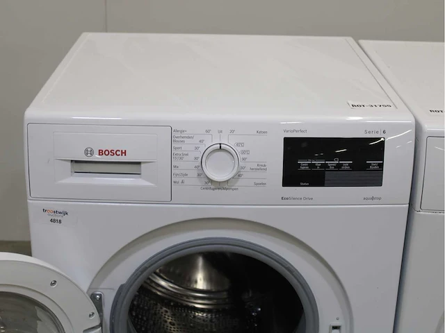 Bosch serie|6 varioperfect ecosilence drive wasmachine & bosch serie|4 wasdroger - afbeelding 3 van  7