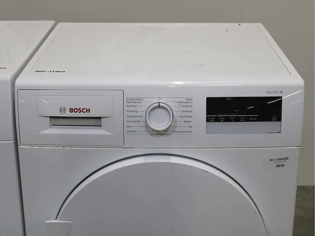 Bosch serie|6 varioperfect ecosilence drive wasmachine & bosch serie|4 wasdroger - afbeelding 6 van  7