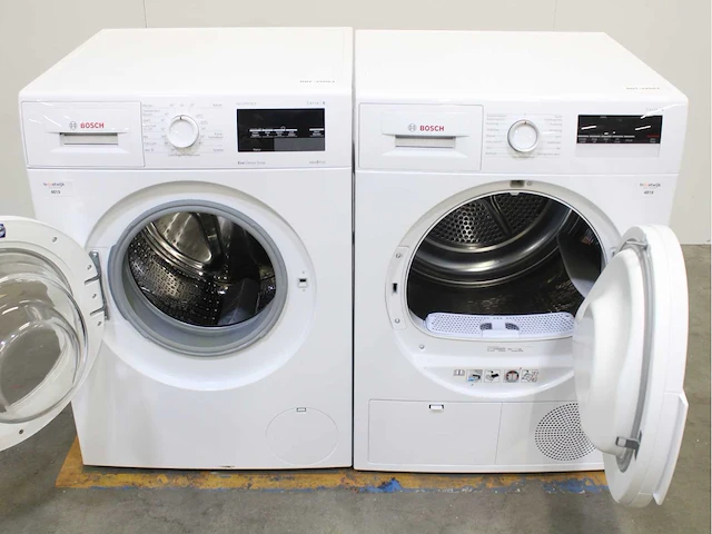 Bosch serie|6 varioperfect ecosilence drive wasmachine & bosch serie|4 wasdroger - afbeelding 2 van  8