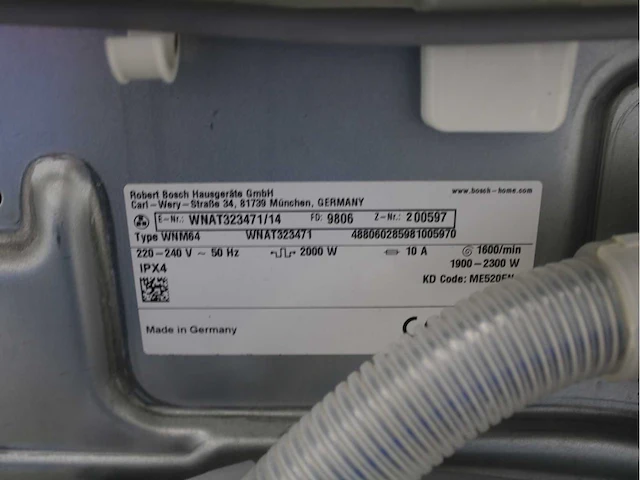 Bosch serie|6 varioperfect ecosilence drive wasmachine & bosch serie|4 wasdroger - afbeelding 5 van  8