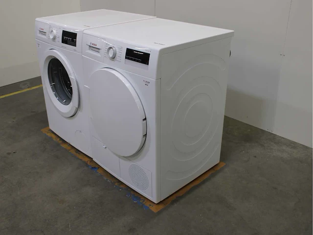 Bosch serie|6 varioperfect ecosilence drive wasmachine & bosch serie|4 wasdroger - afbeelding 7 van  8