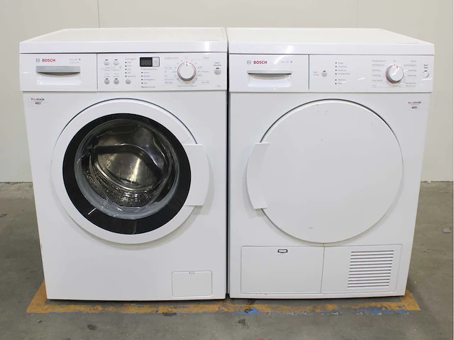 Bosch serie|6 varioperfect ecosilence drive wasmachine & bosch serie|4 wasdroger - afbeelding 2 van  6