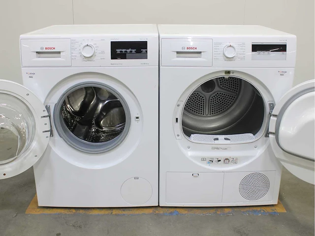 Bosch serie|6 varioperfect ecosilence drive wasmachine & bosch serie|4 wasdroger - afbeelding 2 van  8