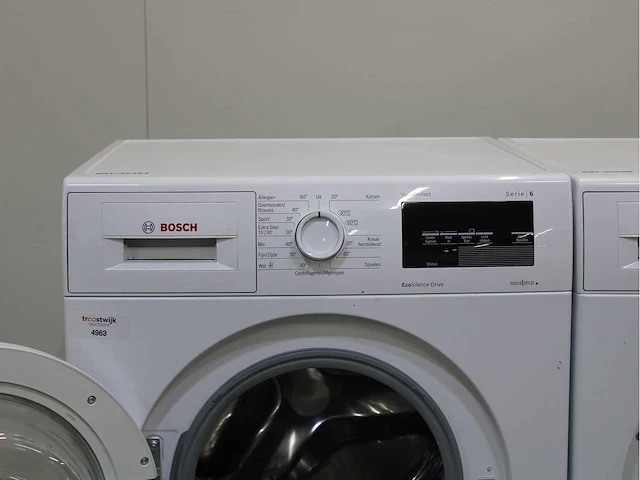 Bosch serie|6 varioperfect ecosilence drive wasmachine & bosch serie|4 wasdroger - afbeelding 3 van  8